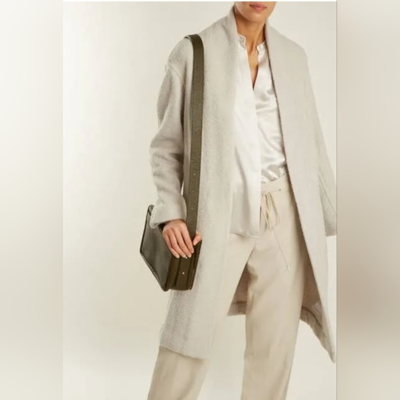 Vince Belted Wool Blend Coat - Picture 5 of 9